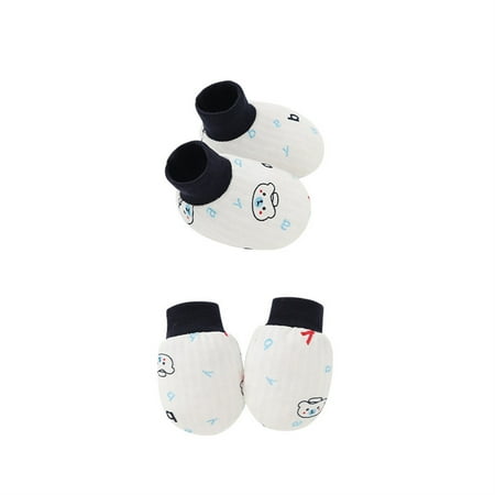 Sofullue 2 Pair Baby Newborn Soft Cotton Face for Protection Gloves Foot Cover Set Anti Scratch Mittens Socks Kit for Toddlers Boys Girls Shower Gifts
Sofullue 2 Pair Baby Newborn Soft Cotton Face for Protection Gloves Foot Cover Set Anti Scratch Mittens Socks Kit for Toddlers Boys Girls Shower Gifts