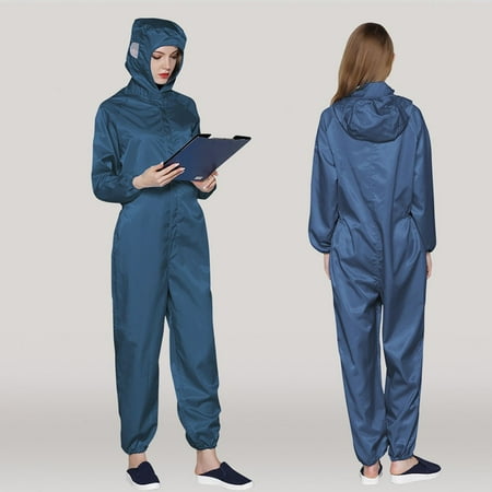 Unisex Disposable Protective Isolation Clothing Anti-Static Waterproof Anti-Fog