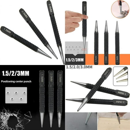 Assorted Color Options - High Quality Premium 1PC Adjustable Alloy Steel Automatic Center Set Hand Tool for Precise Wood Glass and Metal Drilling - Spring Loaded with 3mm Dent Press Mar
Assorted Color Options - High Quality Premium 1PC Adjustable Alloy Steel Automatic Center Set Hand Tool for Precise Wood Glass and Metal Drilling - Spring Loaded with 3mm Dent Press Mar