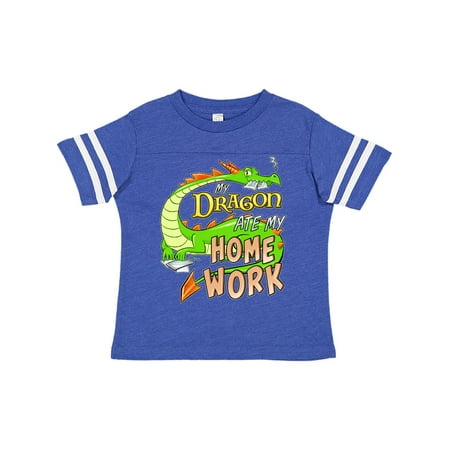 Inktastic My Dragon Ate My Homework Gift Toddler Boy or Toddler Girl T-Shirt
Inktastic My Dragon Ate My Homework Gift Toddler Boy or Toddler Girl T-Shirt