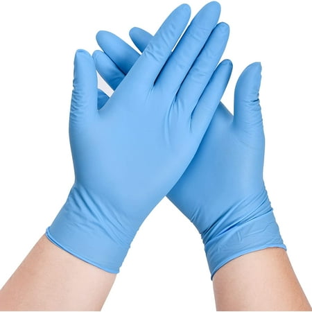 Disposable Nitrile Gloves 6 mil Blue Heavy Duty Disposable Gloves Cooking Gloves Mechanic Gloves Latex Free Powder Free L F160765
Disposable Nitrile Gloves 6 mil Blue Heavy Duty Disposable Gloves Cooking Gloves Mechanic Gloves Latex Free Powder Free L F160765