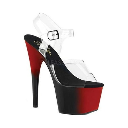 Women s Pleaser Adore 708BR Platform Ankle Strap Sandal