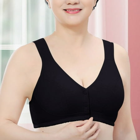 Mishuowoti soft cotton front buckle middle aged and elderly underwear women smooth no underwire wide strap vest type new large size bra
Mishuowoti soft cotton front buckle middle aged and elderly underwear women smooth no underwire wide strap vest type new large size bra