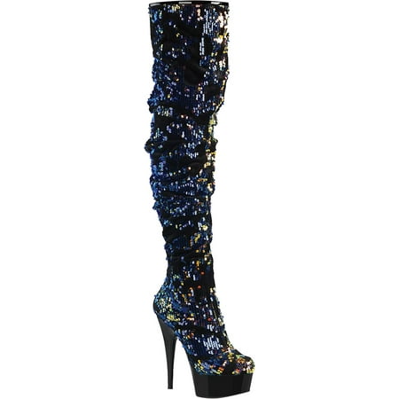 Women s Pleaser Delight 3004 Over The Knee Slouch Boot