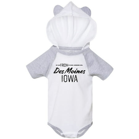 Inktastic From Des Moines Iowa in Black Distressed Text Gift Baby Boy or Baby Girl Bodysuit
Inktastic From Des Moines Iowa in Black Distressed Text Gift Baby Boy or Baby Girl Bodysuit
