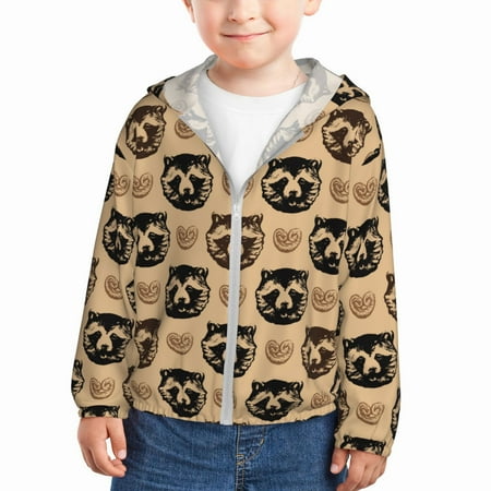 Sun Hoodie for Kids Cute Raccoon Love Long Sleeve Swim Fishing Shirts Sun Protection Zip Up Jacket Clothing Athletic Hoodie
Sun Hoodie for Kids Cute Raccoon Love Long Sleeve Swim Fishing Shirts Sun Protection Zip Up Jacket Clothing Athletic Hoodie