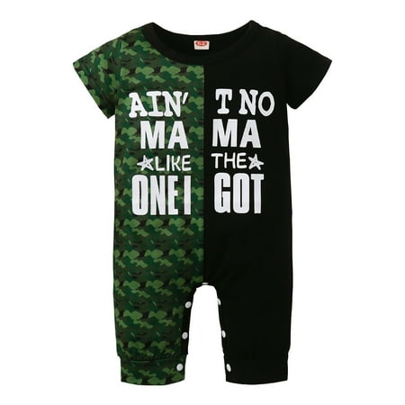 Baby Boy Clothes 3 Months Baby Boys Summer Bodysuits 6 Months Baby Boys Short Sleeves Camouflage Prints Bodysuits Black
Baby Boy Clothes 3 Months Baby Boys Summer Bodysuits 6 Months Baby Boys Short Sleeves Camouflage Prints Bodysuits Black