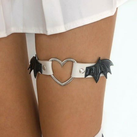 Leather Harness Garter Belt Elastic Punk Gothic Thigh Ring Garter for Womens
Leather Harness Garter Belt Elastic Punk Gothic Thigh Ring Garter for Womens