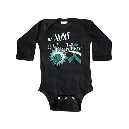 Inktastic Ovarian Cancer Awareness My Aunt is a Fighter Gift Baby Boy or Baby Girl Long Sleeve Bodysuit
Inktastic Ovarian Cancer Awareness My Aunt is a Fighter Gift Baby Boy or Baby Girl Long Sleeve Bodysuit