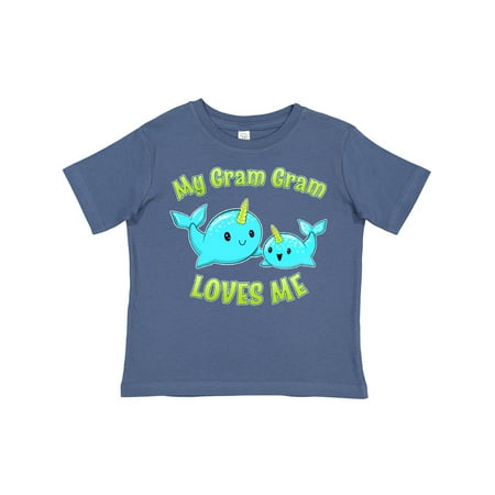 Inktastic My Gram Gram Loves Me- Cute Narwhal Gift Toddler Boy or Toddler Girl T-Shirt
Inktastic My Gram Gram Loves Me- Cute Narwhal Gift Toddler Boy or Toddler Girl T-Shirt