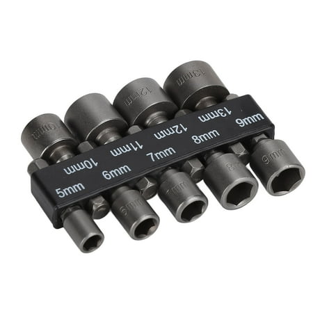 Socket Bit 9Pcs 1/4in Sockets Set Standard Sizes For Screwdriver For Electric Drill
Socket Bit 9Pcs 1/4in Sockets Set Standard Sizes For Screwdriver For Electric Drill