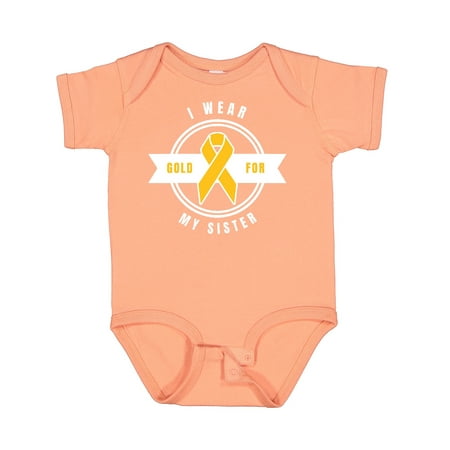 Inktastic Childhood Cancer Awareness I Wear Gold for My Sister Gift Baby Boy or Baby Girl Bodysuit
Inktastic Childhood Cancer Awareness I Wear Gold for My Sister Gift Baby Boy or Baby Girl Bodysuit