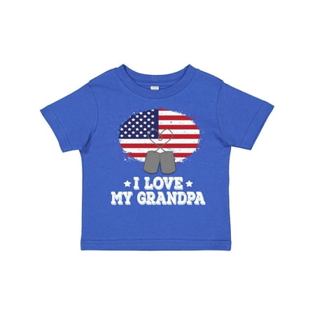 Inktastic I Love My Grandpa Military Grandson Gift Toddler Boy or Toddler Girl T-Shirt
Inktastic I Love My Grandpa Military Grandson Gift Toddler Boy or Toddler Girl T-Shirt