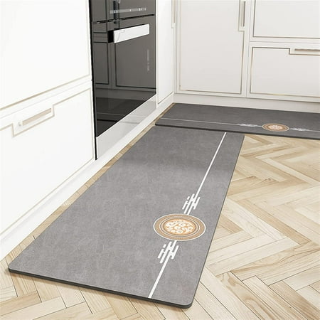 QWZNDZG Kitchen Runner Mats Anti Fatigue Non Slip Waterproof Kitchen Rugs Cushioned for Kitchen Home Office Sink Laundry Desk Brown 24x72
QWZNDZG Kitchen Runner Mats Anti Fatigue Non Slip Waterproof Kitchen Rugs Cushioned for Kitchen Home Office Sink Laundry Desk Brown 24x72