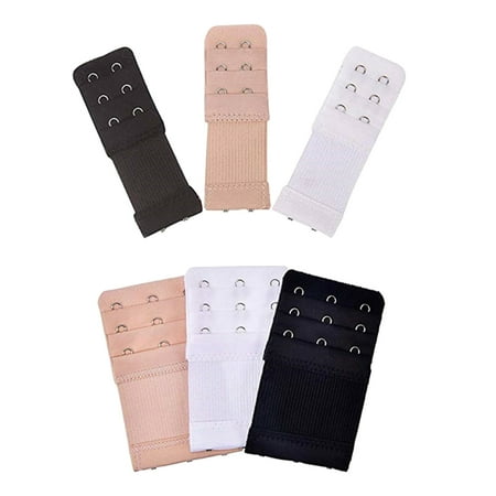NUOLUX 6pcs Women Comfortable Bra Extenders Elastic Extension Buckle Bra Lengthened Strap (2/3 Hooks Black Apricot White)
NUOLUX 6pcs Women Comfortable Bra Extenders Elastic Extension Buckle Bra Lengthened Strap (2/3 Hooks Black Apricot White)