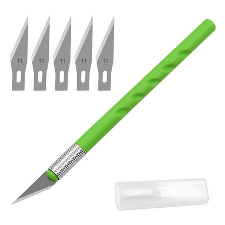 6Pcs Art Carving Cutter With 11# Replacement Blades Paper Sticker Carving Blade