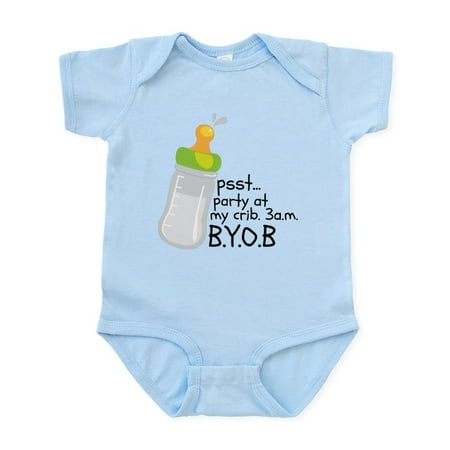 CafePress - PSST... Party At My Crib. 3Am. BYOB Body Suit - Baby Light Bodysuit Size Newborn - 24 Months
CafePress - PSST... Party At My Crib. 3Am. BYOB Body Suit - Baby Light Bodysuit Size Newborn - 24 Months