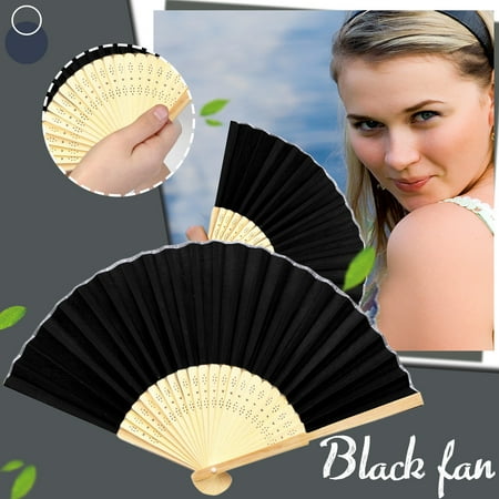 Wkajgk Folding Fan Folding Fan Summer Folding Hand Fan Retro Decorative Folding Fan