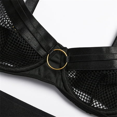 B91xZ Lingerie For Women Ladies Fashion Set Mesh Solid Underwear Color Underwear See-Through Sexy Sexy Lingerie And Black XL
B91xZ Lingerie For Women Ladies Fashion Set Mesh Solid Underwear Color Underwear See-Through Sexy Sexy Lingerie And Black XL