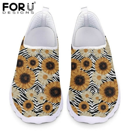 FORUDESIGNS Loafers for Ladies Shoes Beautiful Sunflower Flower Pattern Mesh Sneakers Shoe Women Slip-on Flat Shoes Footwear
FORUDESIGNS Loafers for Ladies Shoes Beautiful Sunflower Flower Pattern Mesh Sneakers Shoe Women Slip-on Flat Shoes Footwear