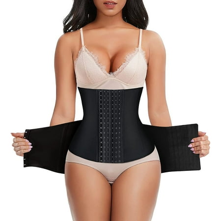 Junlan 2 in 1 Postpartum Belly Wrap Girdle C-section Recovery Belly Belt Pelvis Belt Waist Trainer Tummy Control for Women(Black S)
Junlan 2 in 1 Postpartum Belly Wrap Girdle C-section Recovery Belly Belt Pelvis Belt Waist Trainer Tummy Control for Women(Black S)