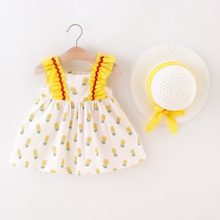 Hunpta Dress Baby Toddler Ruffle Infant Dress+Hat Princess Pineapple Girls Girls Dress&Skirt
Hunpta Dress Baby Toddler Ruffle Infant Dress+Hat Princess Pineapple Girls Girls Dress&Skirt