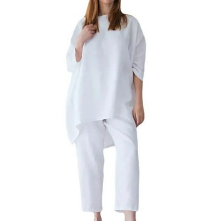 Cindysus Ladies Casual Plain Pajamas Women Loose Fit Sleepwear Solid Color Joggers Elastic Waist 3/4 Sleeve T-shirt Lounge Sets
Cindysus Ladies Casual Plain Pajamas Women Loose Fit Sleepwear Solid Color Joggers Elastic Waist 3/4 Sleeve T-shirt Lounge Sets