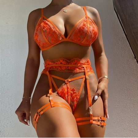 TAGOLD FY23 Valentine s Day Lingerie for Womens Fashion Women Sexy Lingerie Corset Lace Floral Bralette Bra Three Piece Underwear Tops+Briefs+Belt Suit
TAGOLD FY23 Valentine s Day Lingerie for Womens Fashion Women Sexy Lingerie Corset Lace Floral Bralette Bra Three Piece Underwear Tops+Briefs+Belt Suit
