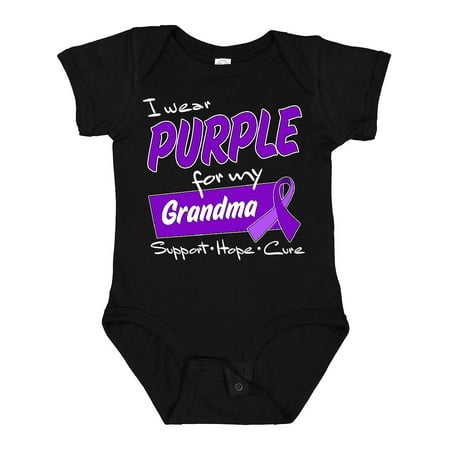 Inktastic I Wear Purple for my Grandma-Support Hope Cure Boys or Girls Baby Bodysuit
Inktastic I Wear Purple for my Grandma-Support Hope Cure Boys or Girls Baby Bodysuit