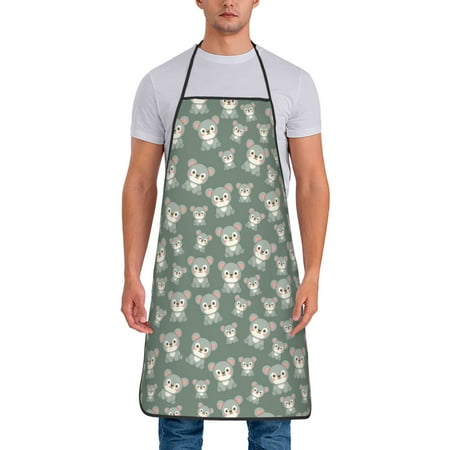Aprons for Men Women - Cute Bear Print Green Cooking Kitchen Apron Chef Apron Waterproof Apron for Painting Pottery Baking BBQ Gardening Salon Gift For women Men
Aprons for Men Women - Cute Bear Print Green Cooking Kitchen Apron Chef Apron Waterproof Apron for Painting Pottery Baking BBQ Gardening Salon Gift For women Men