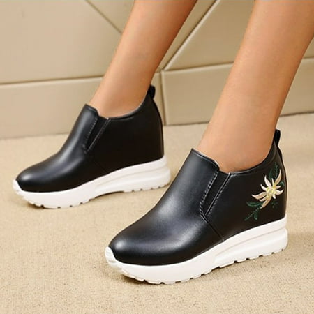 Cathalem Fashion Women s Slipon Casual Heel Wedges Leisure Breathable Shoes Outdoor Women s casual shoes Sandals for Women Casual Black 7
Cathalem Fashion Women s Slipon Casual Heel Wedges Leisure Breathable Shoes Outdoor Women s casual shoes Sandals for Women Casual Black 7