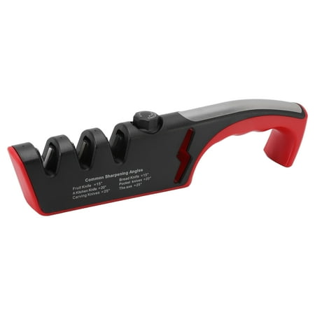 Ergonomic Knife Sharpening Tool Knife Sharpener Wear Resistant 3 Stages Black With Widen Handle For Kitchen Red
Ergonomic Knife Sharpening Tool Knife Sharpener Wear Resistant 3 Stages Black With Widen Handle For Kitchen Red