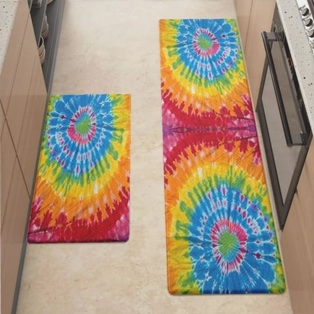 Anti Fatigue Kitchen Mat Tie Dye Sets of 2 Kitchen Rugs Non Slip Cushioned Standing Mat for Sink Floor Laundry Office Desk 2X Mid 17.3 x 29
Anti Fatigue Kitchen Mat Tie Dye Sets of 2 Kitchen Rugs Non Slip Cushioned Standing Mat for Sink Floor Laundry Office Desk 2X Mid 17.3 x 29