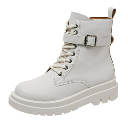 Fashion Autumn And Winter Women Boots Thick Sole Non Slip Lace Up Solid Color Buckle Casual Style
Fashion Autumn And Winter Women Boots Thick Sole Non Slip Lace Up Solid Color Buckle Casual Style