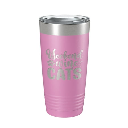 Weekend Wine Cats Tumbler Travel Mug Funny Cat Lover Gift Insulated Laser Engraved Coffee Cup 20 oz Light Purple
Weekend Wine Cats Tumbler Travel Mug Funny Cat Lover Gift Insulated Laser Engraved Coffee Cup 20 oz Light Purple