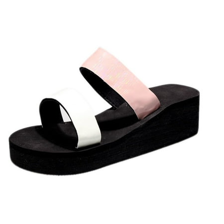 Summer Savings Clearance! PEZHADA Womens Sandals Wedge Sandals for Women Fashion Shoes Casual Round Toe Wedge Heel Slippers Sandals Pink
Summer Savings Clearance! PEZHADA Womens Sandals Wedge Sandals for Women Fashion Shoes Casual Round Toe Wedge Heel Slippers Sandals Pink