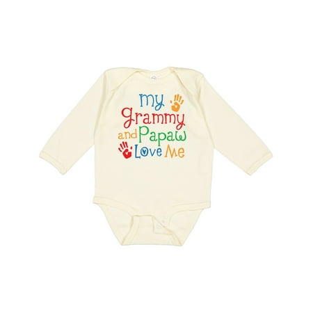 Inktastic Grammy and Papaw Love Me Grandchild Gift Baby Boy or Baby Girl Long Sleeve Bodysuit
Inktastic Grammy and Papaw Love Me Grandchild Gift Baby Boy or Baby Girl Long Sleeve Bodysuit