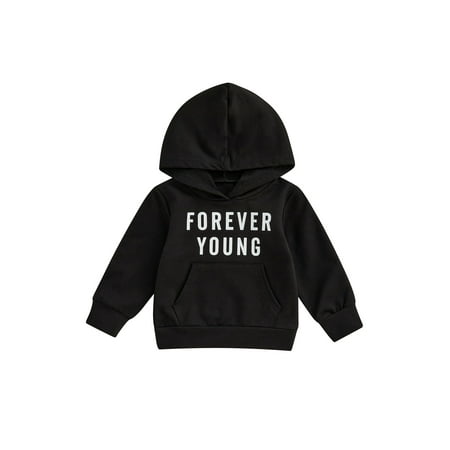 Canrulo Infant Toddler Baby Boy Girl Hoodie Sweatshirt Long Sleeve Letter Print Pullover Fall Winter Hoodie Tops Black 6-12 Months
Canrulo Infant Toddler Baby Boy Girl Hoodie Sweatshirt Long Sleeve Letter Print Pullover Fall Winter Hoodie Tops Black 6-12 Months