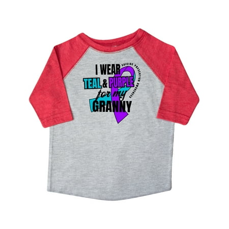 Inktastic Suicide Prevention I Wear Teal and Purple for My Granny Gift Toddler Boy or Toddler Girl T-Shirt
Inktastic Suicide Prevention I Wear Teal and Purple for My Granny Gift Toddler Boy or Toddler Girl T-Shirt