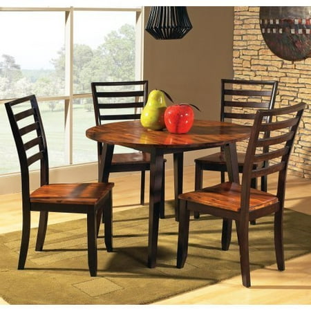 Steve Silver Abaco 5 Piece Double Drop Leaf Dining Table Set