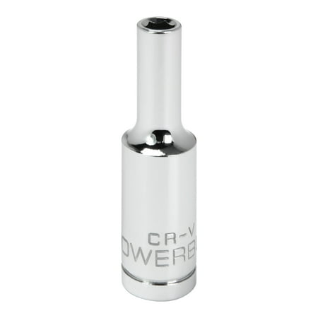 Powerbuilt 3/8 Inch Drive x 6 MM 6 Point Deep Socket - 641224