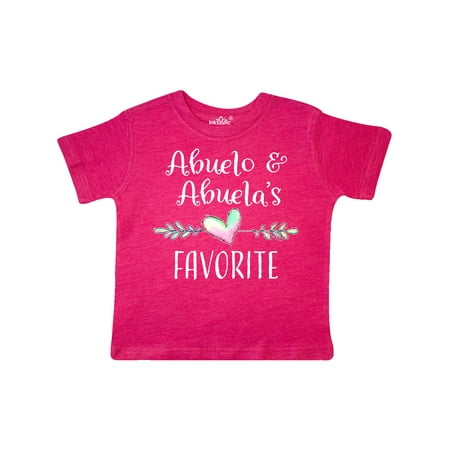 Inktastic Abuelo and Abuelas Favorite- Heart Grandchild Gift Toddler Boy or Toddler Girl T-Shirt
Inktastic Abuelo and Abuelas Favorite- Heart Grandchild Gift Toddler Boy or Toddler Girl T-Shirt