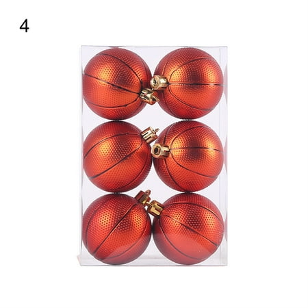 JHTongC 6Pcs/Set Christmas Balls Innovative Real-looking Portable Miniature Sports Balls Hanging Pendant for Party
JHTongC 6Pcs/Set Christmas Balls Innovative Real-looking Portable Miniature Sports Balls Hanging Pendant for Party