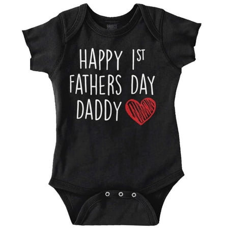 1st Fathers Day Sweet Cute New Daddy Romper Boys or Girls Infant Baby Brisco Brands 6M
1st Fathers Day Sweet Cute New Daddy Romper Boys or Girls Infant Baby Brisco Brands 6M