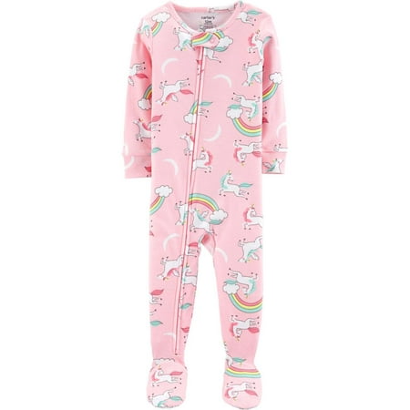 Carter s Kid s 1-piece Bodysuit in Pink Unicorn 3T