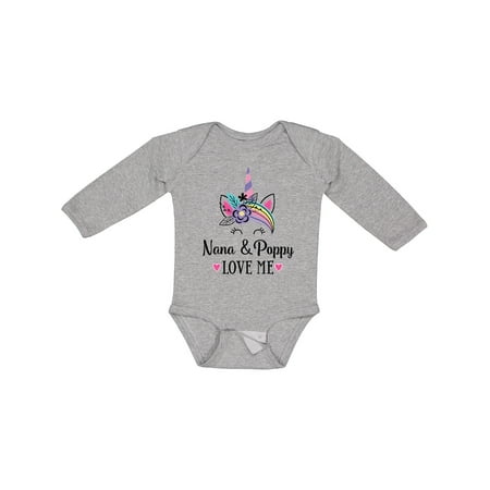 Inktastic Nana and Poppy Love Me Unicorn Grandchild Gift Baby Girl Long Sleeve Bodysuit
Inktastic Nana and Poppy Love Me Unicorn Grandchild Gift Baby Girl Long Sleeve Bodysuit