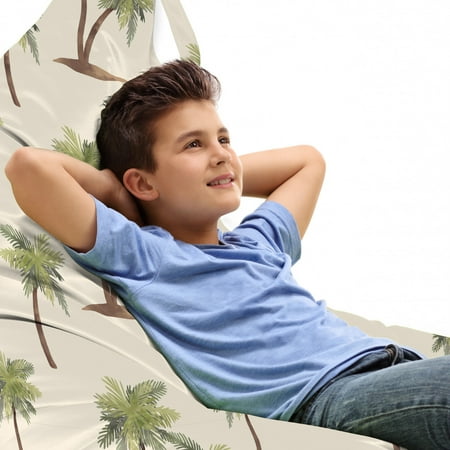 Hawaii Lounger Chair Bag Repetitive Jungle Trees Pattern Hand Drawn Pastel Tropical Palms High Capacity Storage with Handle Container Lounger Size Cream Cocoa and Khaki by Ambesonne
Hawaii Lounger Chair Bag Repetitive Jungle Trees Pattern Hand Drawn Pastel Tropical Palms High Capacity Storage with Handle Container Lounger Size Cream Cocoa and Khaki by Ambesonne
