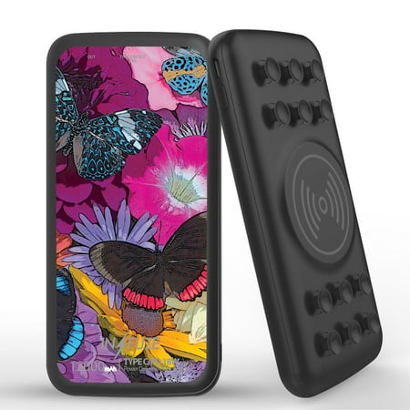 INFUZE Portable Charger for Google Pixel 7 (Qi Wireless 12000 mAh External Battery 18W Power Delivery with Suction Cups) - Violet Butterfly Flowers
INFUZE Portable Charger for Google Pixel 7 (Qi Wireless 12000 mAh External Battery 18W Power Delivery with Suction Cups) - Violet Butterfly Flowers