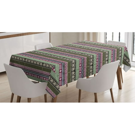 Greek Key Tablecloth Antique Ornamental Design Pattern Mosaic Effects Old Fashioned Rectangle Satin Table Cover Accent for Dining Room and Kitchen 60 X 84 Multicolor by Ambesonne
Greek Key Tablecloth Antique Ornamental Design Pattern Mosaic Effects Old Fashioned Rectangle Satin Table Cover Accent for Dining Room and Kitchen 60 X 84 Multicolor by Ambesonne