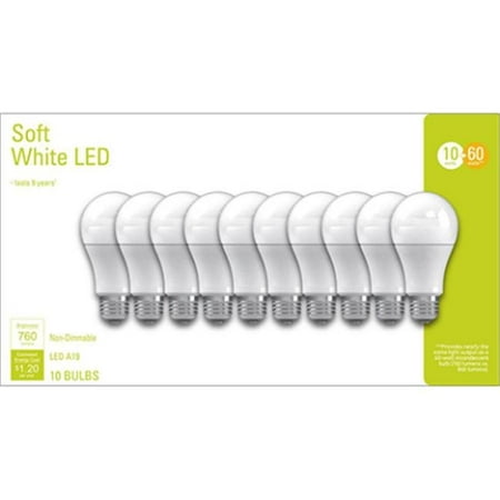 General Electric 93095552 10W Medium Base A19 LED 60W Equivalent Bulb Soft White
General Electric 93095552 10W Medium Base A19 LED 60W Equivalent Bulb Soft White